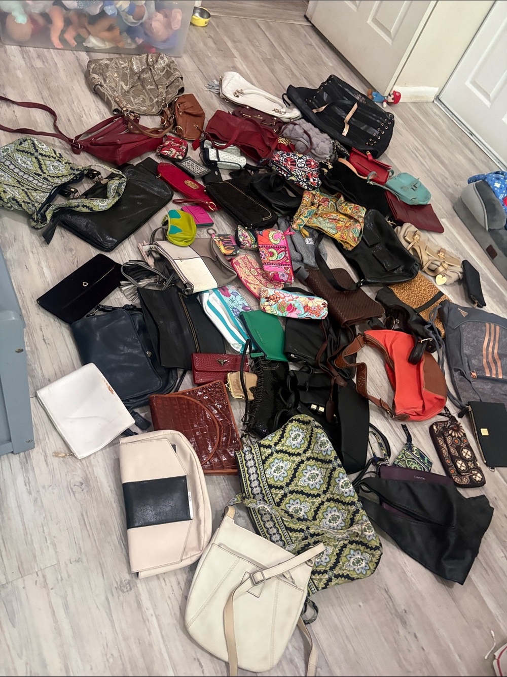 lot of bags mix